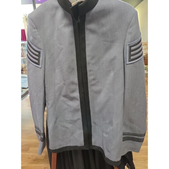 Military Academy West Point Men's Cadet Gray Wool Uniform Jacket Coat 40 20 1/2 - Picture 2 of 10